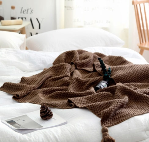 Couverture en tricot Nordic Confort et chaleur