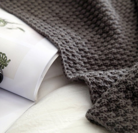 Couverture en tricot Nordic Confort et chaleur