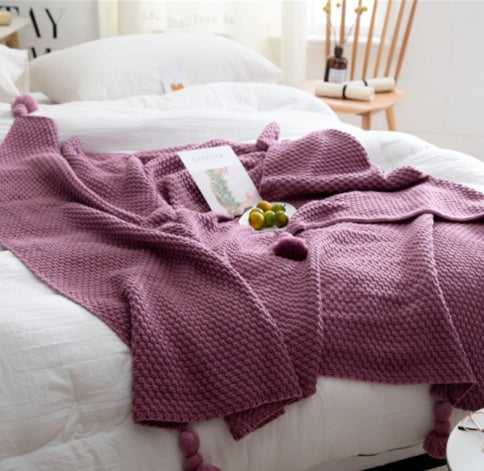 Couverture en tricot Nordic Confort et chaleur
