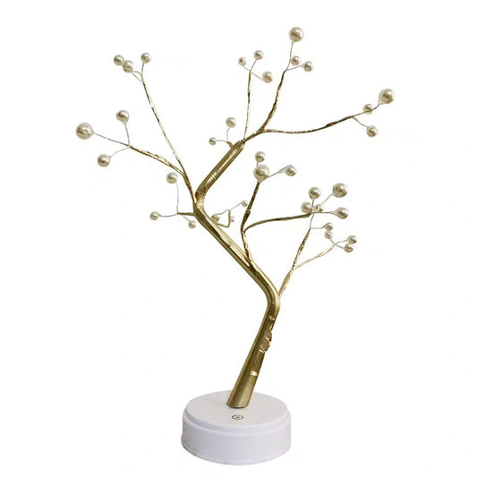 Lampe de chambre à coucher à LED en fil de cuivre