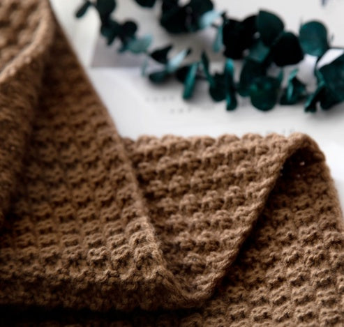 Couverture en tricot Nordic Confort et chaleur
